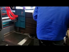 Машина для высечки и высечки картонных коробок с автоматическим вибрационным укладчиком