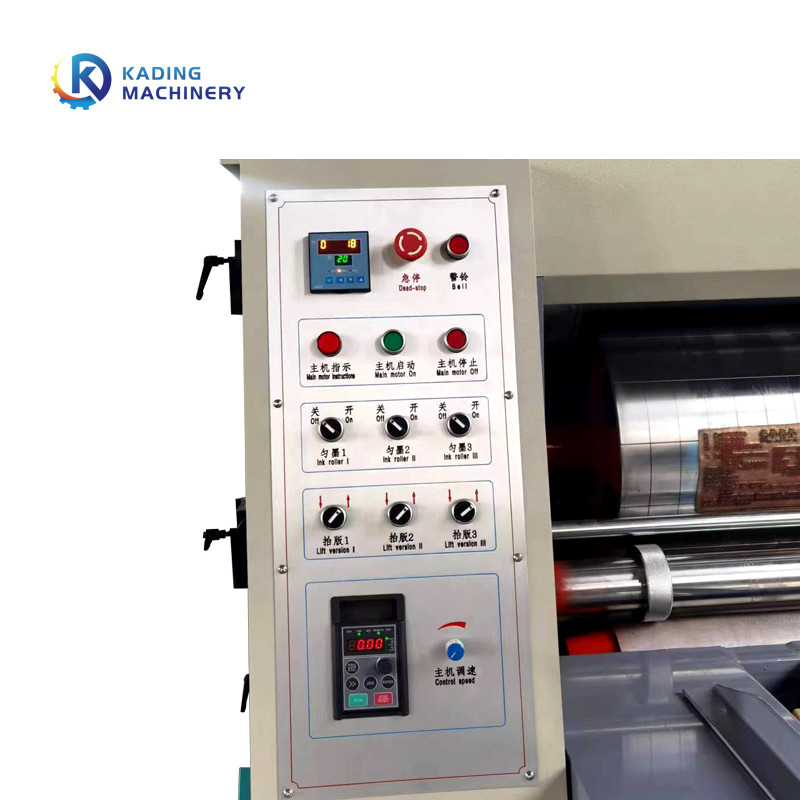 Цепной питаясь автомат для резки Flexo плашки коробки коробки печатая прорезать для маленькой коробки