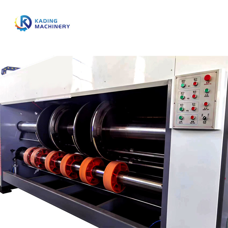 Цепной питаясь автомат для резки Flexo плашки коробки коробки печатая прорезать для маленькой коробки