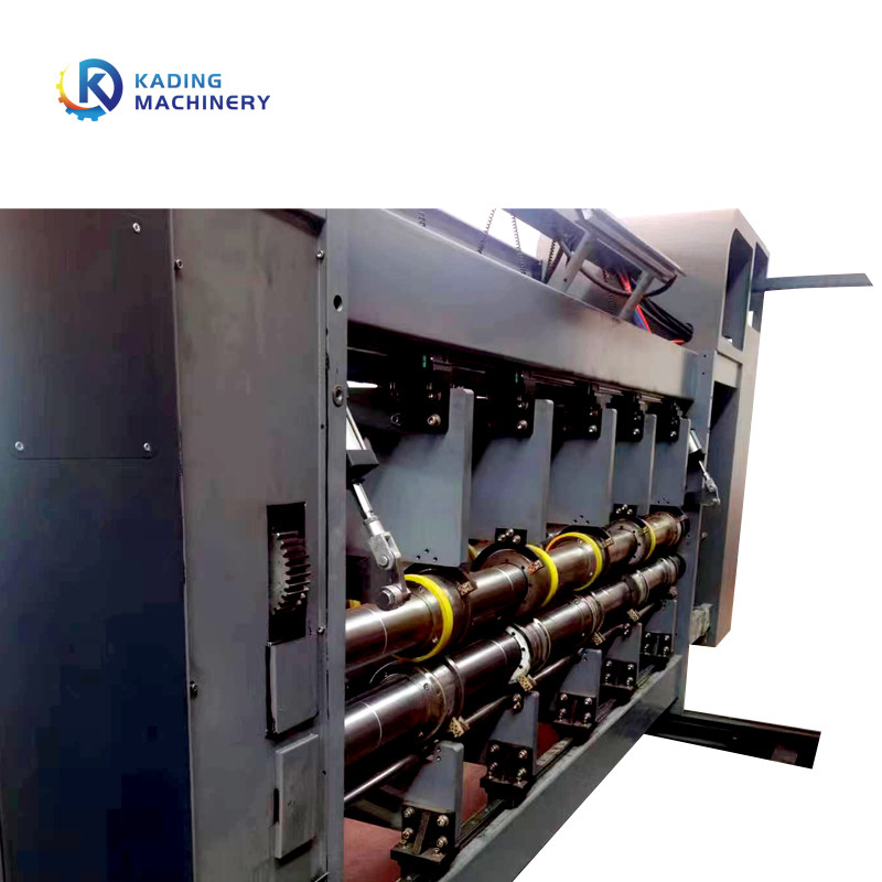 Многоцветная флексопринтер для картонного картона с сенсорным экраном PLC